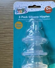3 Pack Silicone Nipples by Gentle Steps Slow Flow DG72114-O0094