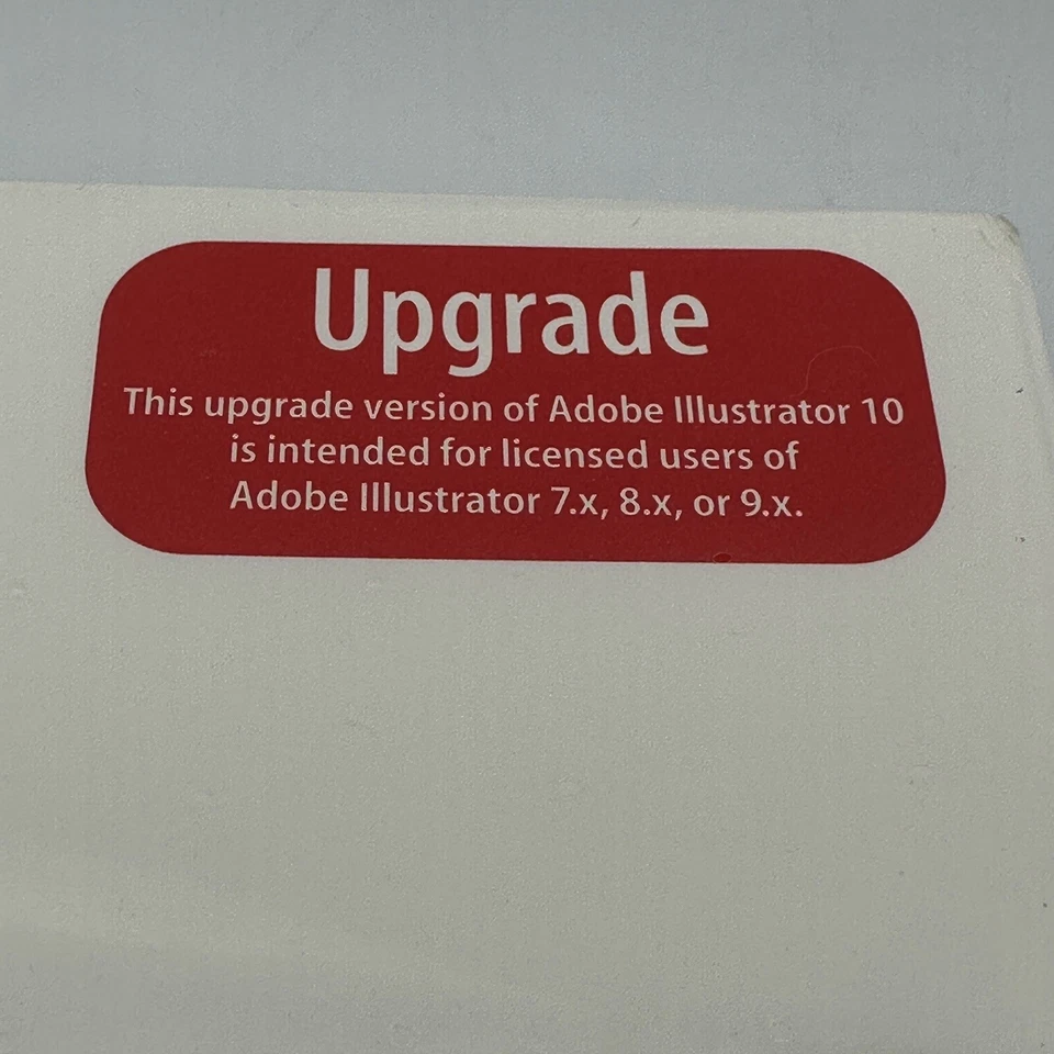 NIB Adobe Illustrator 10 Upgrade For App Mac  Macintosh 16001213 - New Sealed - Image 2 of 4