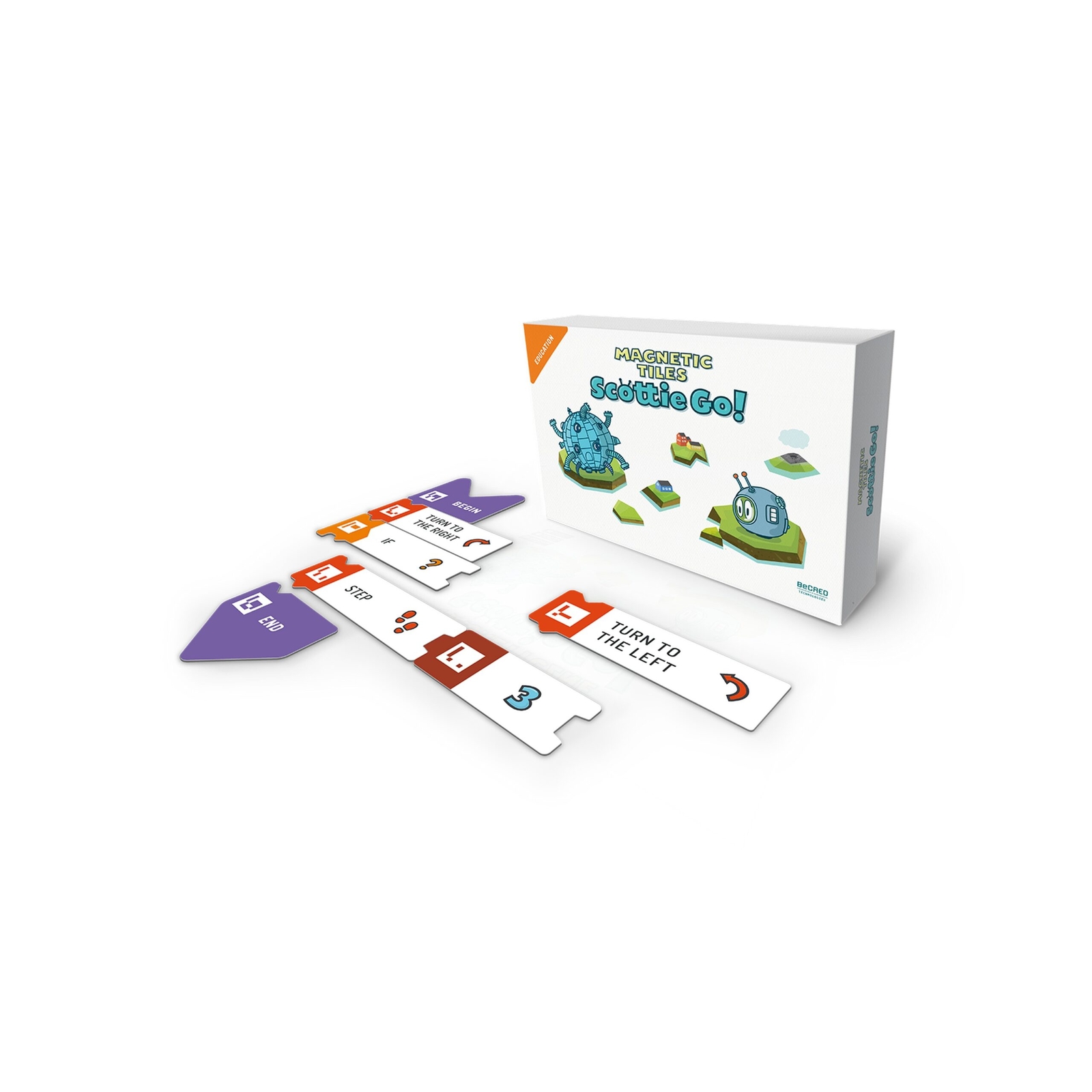 Элмо Скотти Вперед! Обучающая настольная игра для учащихся на магнитных плитках