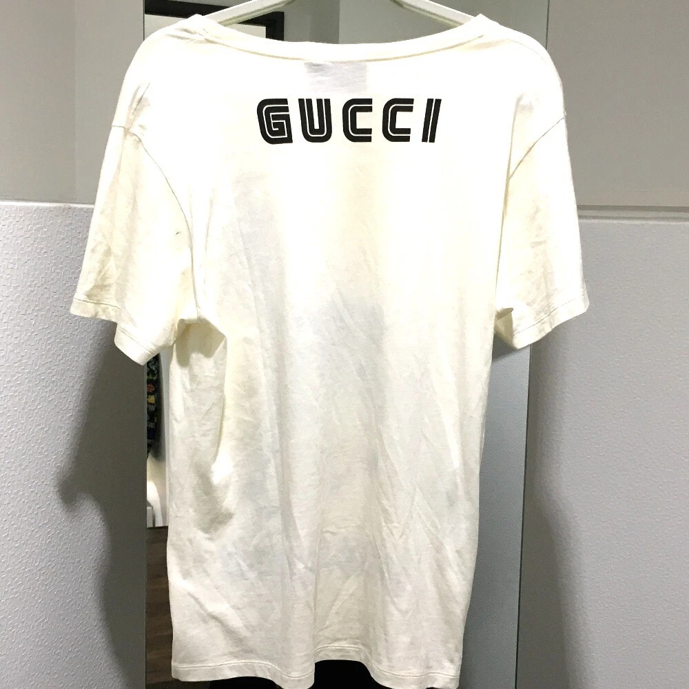 GUCCI 492347 ANIMISMO Bambi print tops Short sleeve T-shirt Cotton