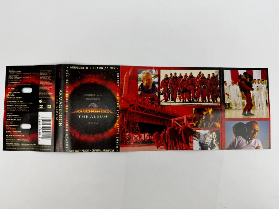 Cassette Tape ARMAGEDDON The Album Movie Soundtrack Aerosmith ZZ Top Journey - Image 4 of 4