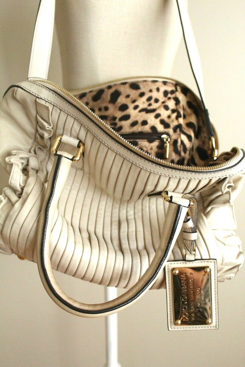 DOLCE & GABBANA Miss Gin Bag / Tan Leather with Gold DOLCE & GABBANA Miss Gin Bag / Tan Leather with Gold
