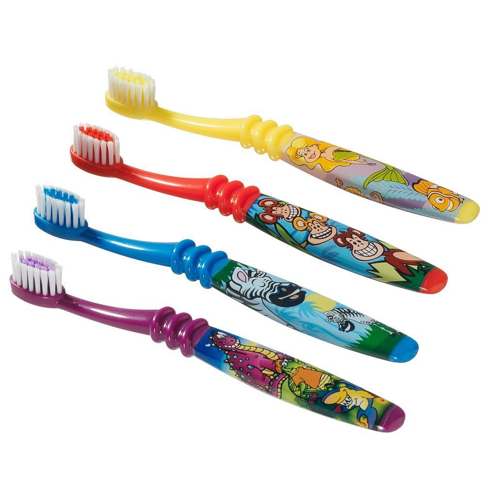Plak Smacker Brushing Buddies Kids Toothbrush, 26-Tuft, Asso
