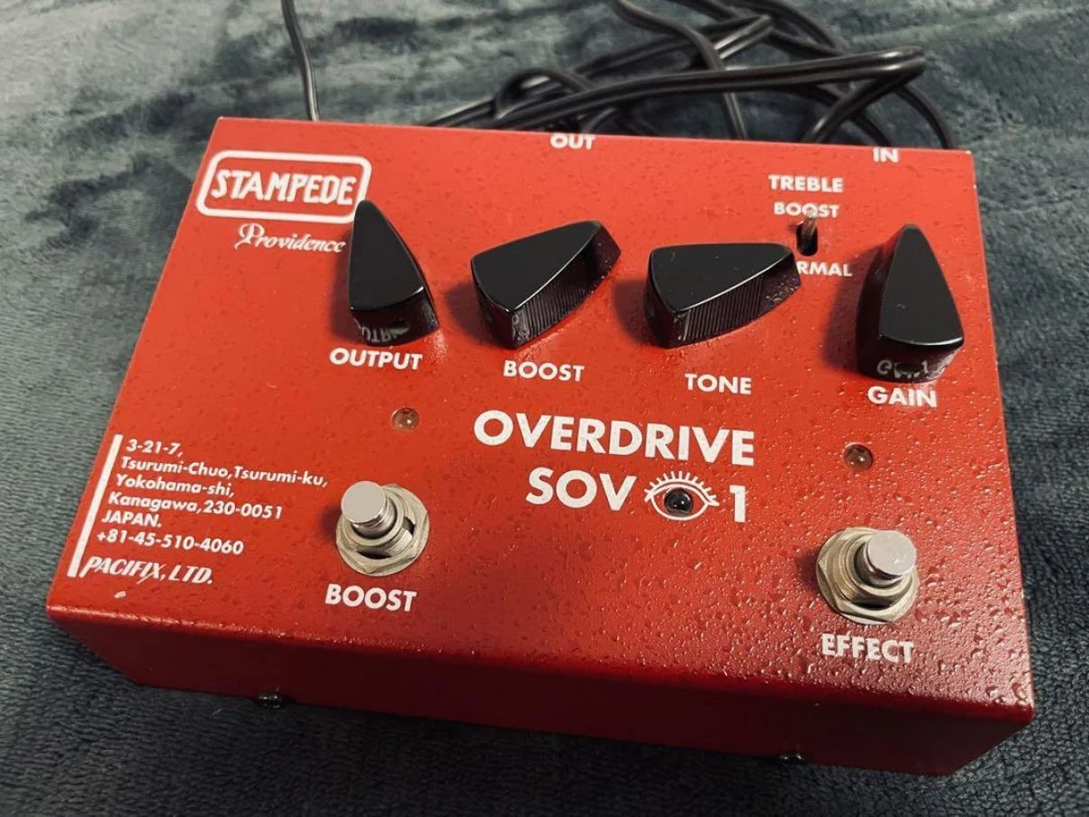 STAMPEDE SOV-1 Providence Overdrive Guitar Effect Pedal 100V