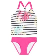 Appaman L38223 Kids White Emily Tankini Set Size 7