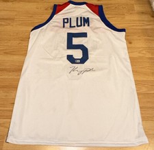 Kelsey Plum Team USA 2020 Gold WNBA Champs Autographed Signed Jersey Beckett COA