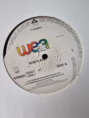 In Command - Rob N Raz 12'' Single Vinyl Record (1993 UK)
