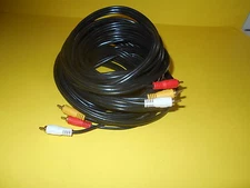 *RCA 25 FT. AUDIO VIDEO COMPOSITE CABLE DVD/VCR/SAT YELLOW/WHITE/RED CONNECTORS