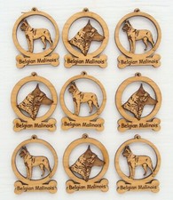 Belgian Malinois  Mini Ornaments Box of 9