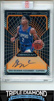 2018-19 Panini Obsididan Shai Gilgeous-Alexander Rookie Matrix 