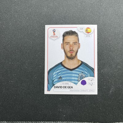 134 DE GEA SPAIN PANINI FIFA WORLD CUP RUSSIA 2018 STICKER FOOT