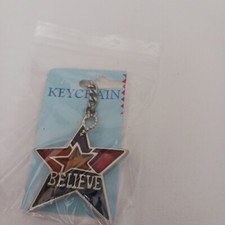 BELIEVE STAR KEYCHAIN