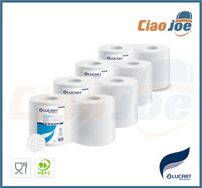 Lot De 2 Rouleaux De Papier Essuie-tout De Haute Qualité Pure Ouate Cellulose 800 + 800 Feuilles Super Absorbantes, Multi-usages, Bobine Papier D'atelier