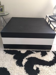 Square Rotating Coffee Table Ebay