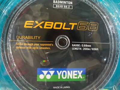 RA272　NANOGY 98 & EX-BOLT 65 セット YONEX Exbolt 65 Badminton Racket Racquet String 0.65mm 22gauge