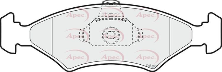 Apec Brake Pads Rear R90 1010503 1030602 1042688 1064763 118589 1595523 PAD909