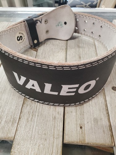 valeo weight lifting belt small leather 