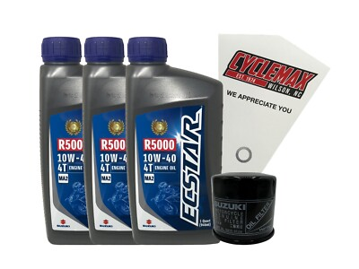 #ad Cyclemax Genuine OEM Standard Oil Change Kit fits 2006 2022 Suzuki GSX R600 $49.24