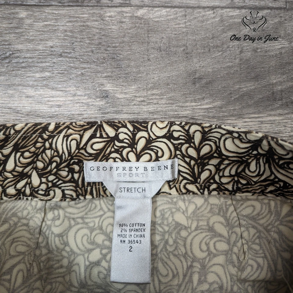 Geoffrey Beene Sport Stretch Mini Skirt Size 2 - Image 2 of 4