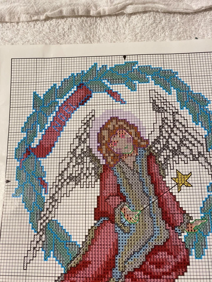 A Heavenly Pillow Cross Stitch Pattern - Image 3 of 3