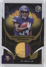 2019 Panini Elements Radioactive Rookie Materials Gold 24/99 Irv Smith Jr u6m
