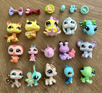 Authentic Littlest Pet Shop 15 Outdoor Pets Cat 1137 Chihuahua 1138 Rabbit 1144 