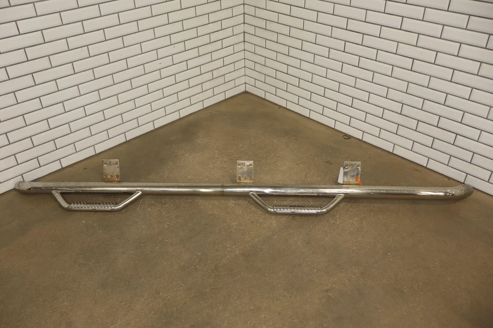 99-07 Ford F250 F350 Crew Cab N Fab Running Boards Chrome Pair Left/Right Foto 2 de 4