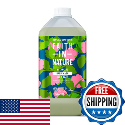 Faith In Nature Natural Liquid Hand Wash - Vegan Cruelty No Sls Or Parabens -