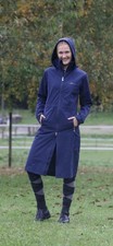 Covalliero Raincoat Woman&rsquo;s Long Waterproof Jacket M/38 Navy Clearance