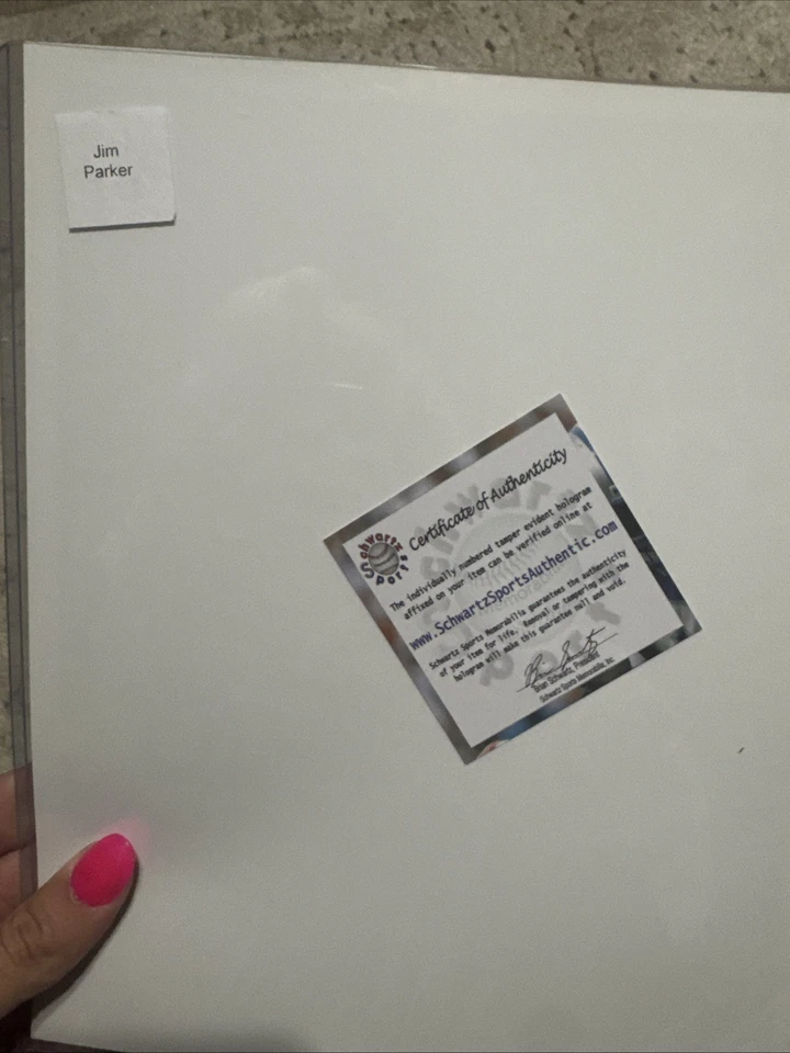 Jim Parker HoF ‘73 AUTO Photo Schwartz Sports Memorabilia Authenticated AUTO - Image 3 of 4