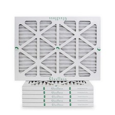 16x30x1" inch Glasfloss ZL MERV 10 Pleated Air Filters for AC  Furnace. 6 Pack