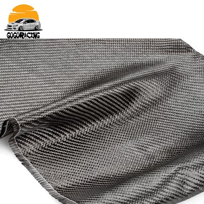 12'' x 5FT Twill Weave Black Carbon Fiber Fabric Cloth (3K, 9oz, 12'' x 59'')