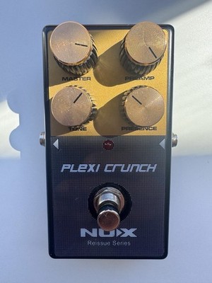 NUX Reissue Series Plexi Crunch Distortion Effects Pedal Black