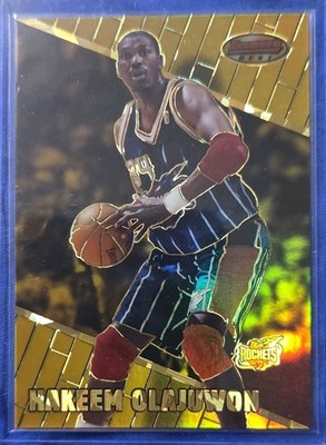 Topps 1999-00 Bowman's Best #40 Hakeem Olajuwon Atomic Refractor /100