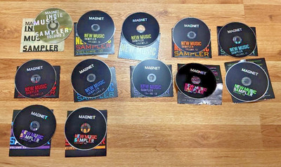 Magnet New Music Sampler CD Compilation Lot of 12 Full CDs!  RARE, HTF!