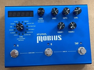 STRYMON MOBIUS MULTI-MODULATION EFFECTS PEDAL- USED.