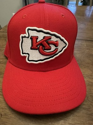 Kansas City Chiefs NFL New Era 59FIFTY Cap Hat Size 7 1/2 Red Fitted NWOT