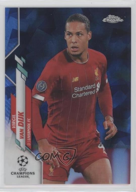2019-20 Topps Chrome UCL Sapphire Edition Virgil Van Dijk #50 1t8