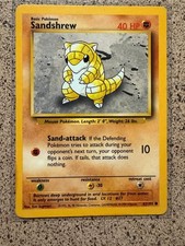 Sandshrew [1999-2000] #62 Prices | Pokemon Base Set | Pokemon Cards
