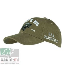 Baseball Cap Willy's MB von Fostex Garments Jeep US Army oliv Schirm-M&uuml;tze