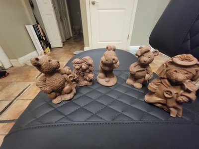 Bear Collection mad with resin very nice set of bears look great together 5