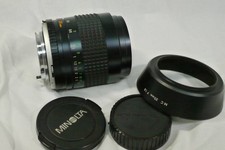 Minolta MC W.ROKKOR-HH 35mm F1.8 with original metal hood
