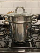 Cooks Professional Stainless Steel Pasta Pot With Strainer In Great Condition