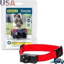 Wireless Pet Containment Receiver Collar Waterproof Adjustable Training System