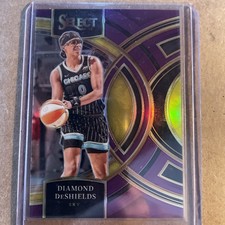 2024 Panini Select WNBA DIAMOND DESHIELDS #112 PREMIER LEVEL PURPLE  PRIZM /149