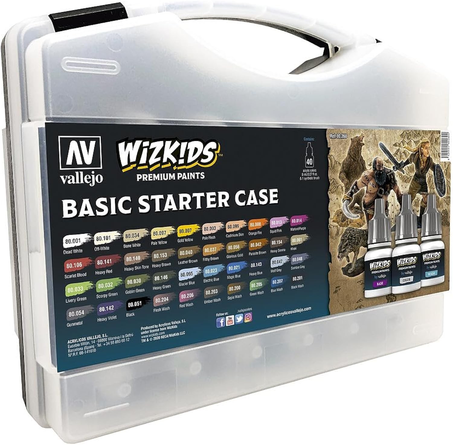 Vallejo 80.260 - WIZKIDS Basic Start Set - Image 2