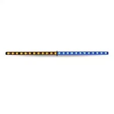 17" Amber Marker to Blue Auxiliary LED Undermount Strip (24 Diodes)