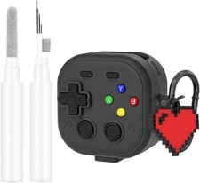  3 in 1 Lock Case for Samsung Galaxy Buds 4/Buds 4 Pro with Heart Keychain