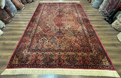 Karastan Multicolor Panel Kirman Rug #717, Wool Karastan Carpet