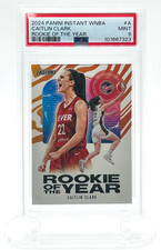 2024 Panini Instant Caitlin Clark RC #CCROY-A PSA 9 Mint Indiana Fever Rookie